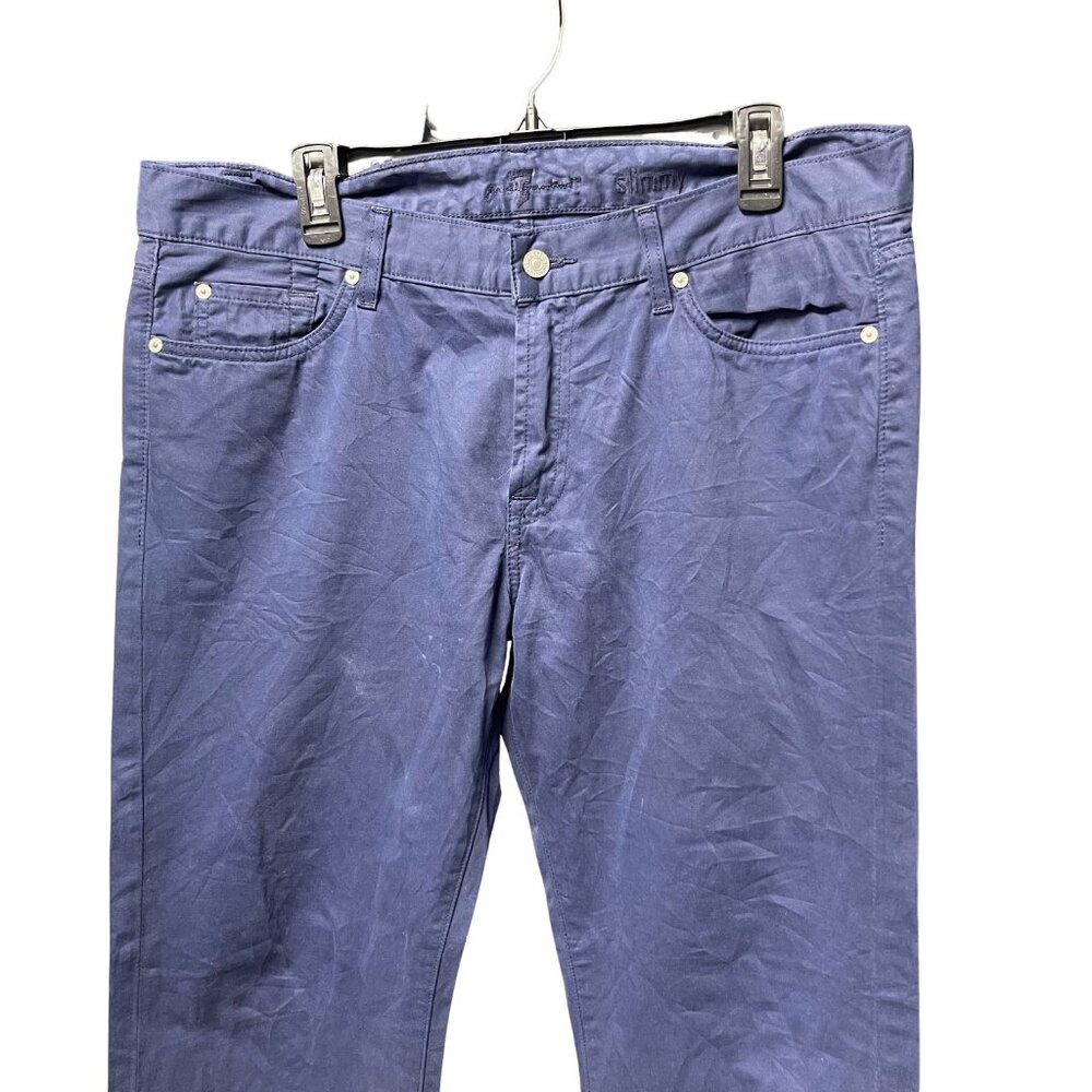 7 For All Mankind Slimmy Jeans – Men’s Size 36 – Blue - Picture 8 of 9